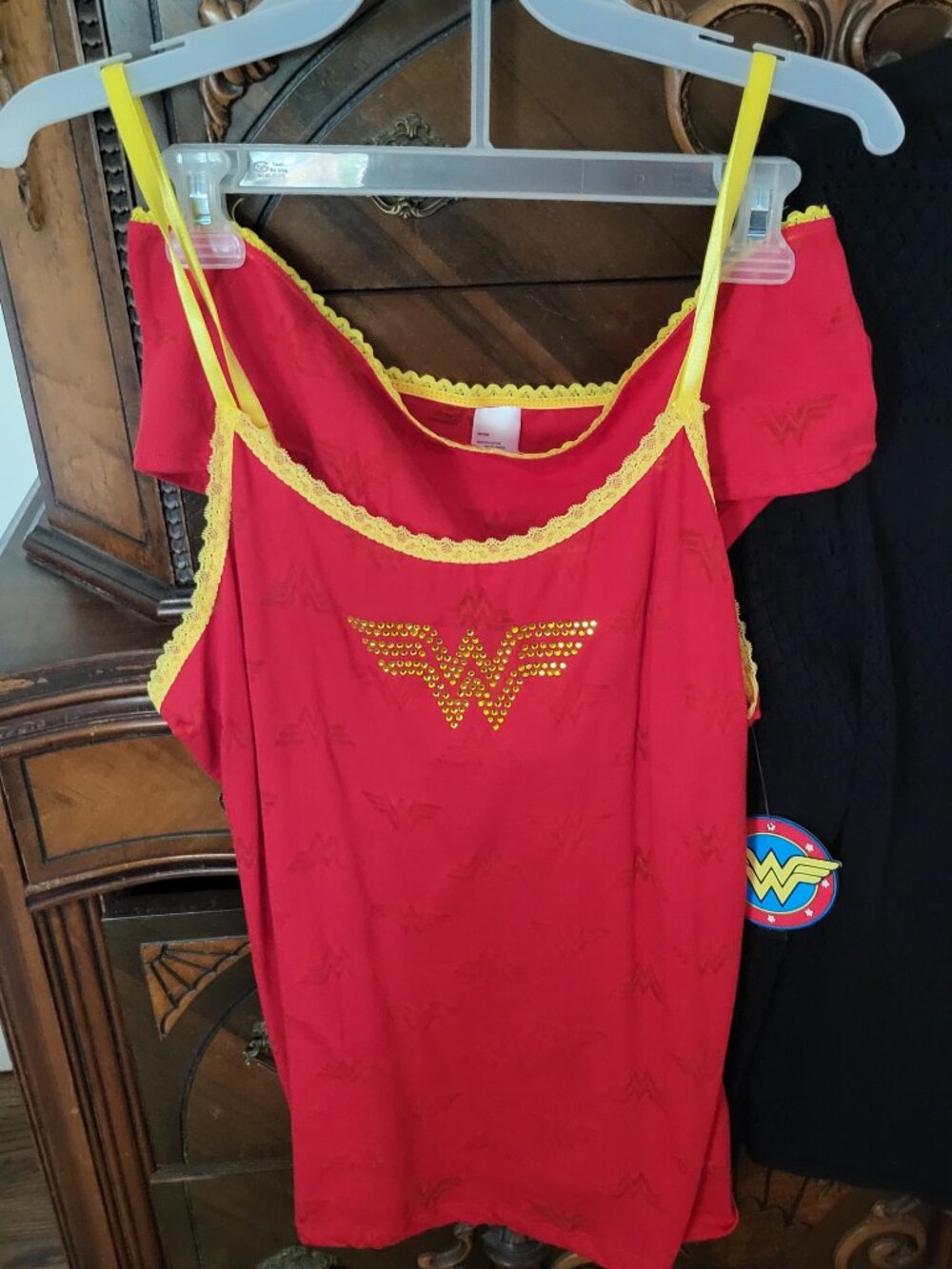 HOT red Juniors Size 19 Wonder Woman Undie/Jammy set
